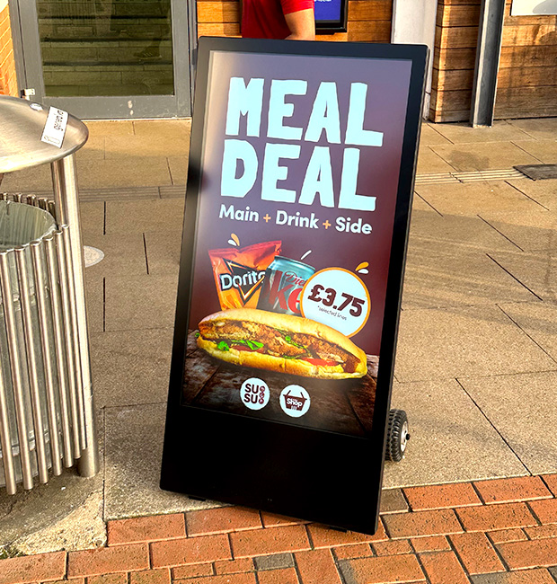 Meal Deal Digital Sign