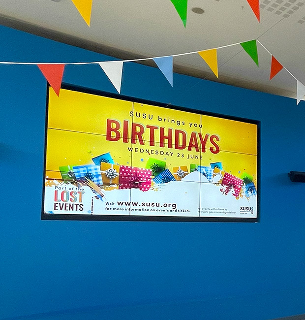 Birthdays Digital Sign