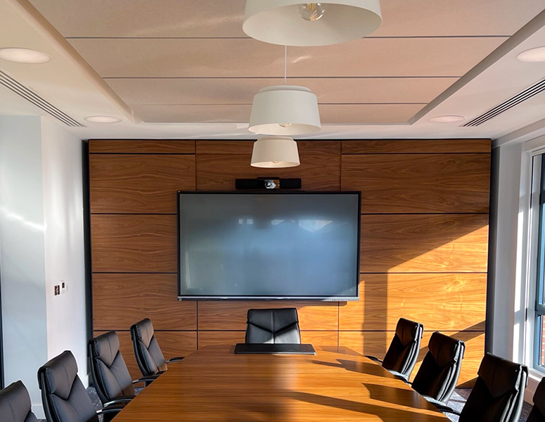 Corporate Meeting Room Screen