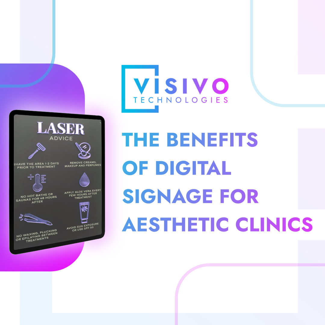 Benefits of digital signage in aesthetic clinics